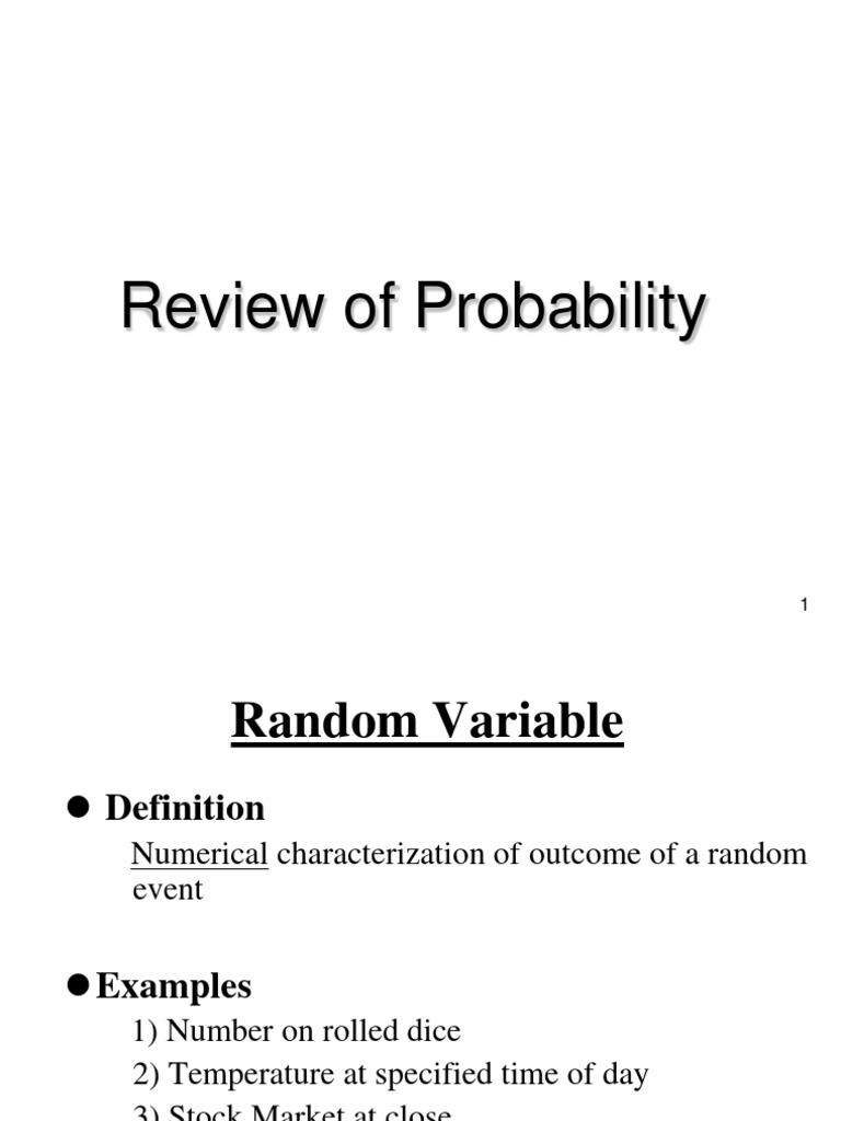 Eece 522 notes 01a review of probability rev 1 download free