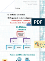 1.2. - El Método Científico - 1.3. - Enfoque de La Investigación.