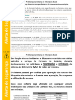 Alerta de Segurança - Sistema de Telemetria Bysat