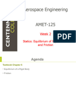 AMET 125 - WEEK 2 - Lecture & Solution - Statics-Equilibrium of Rigid Bodies and Friction