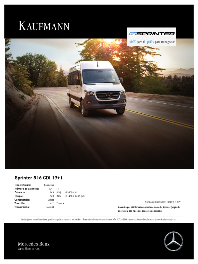 Erstaunlich Sprinter 516 Cdi Technische Daten Ebenbild
