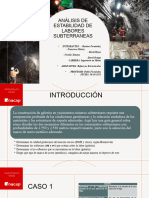 Analisis de Estabilidad de Labores Subterraneas