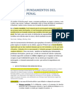 Fundamentos Del Derecho Penal 2023