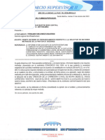 informe solicitud de mayor metrados