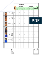 WH Skill Matrix