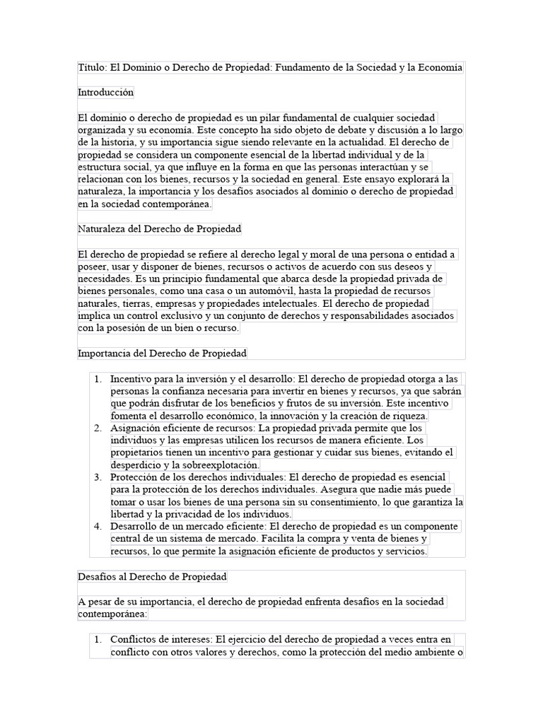 Propiedad | PDF | Ley de Propiedad | Propiedad