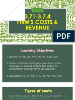 3.71-3.7.4 Firm'S Costs & Revenue