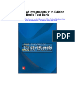 Essentials of Investments 11th Edition Bodie Test Bank