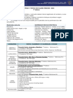 Listado de Utiles 7° A IV MEDIO 2023