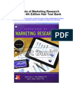 Essentials of Marketing Research Canadian 4th Edition Hair Test Bank
