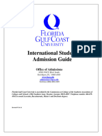 FGCU International Admissions Guide 07-16-14