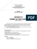 Discourse Module 6