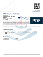 E-Tiket KM. Dharma Kartika 2: Data Penumpang