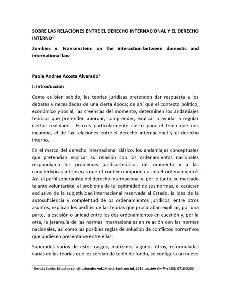 DIP Monismo Dualismo y Relaciones DIP y D Interno 435543 | PDF | Caso ...