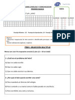 Prueba El Leon Que No Sabia Escribir