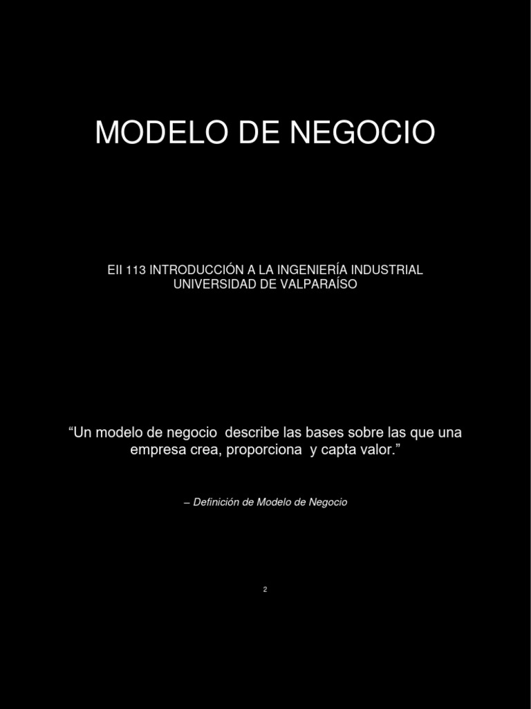 U 3.2 - Modelo de Negocios 2023 | PDF | Modelo de negocio | Business