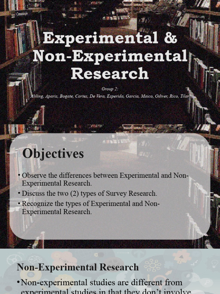 Experimental Non Experimental Research | Download Free PDF | Experiment ...