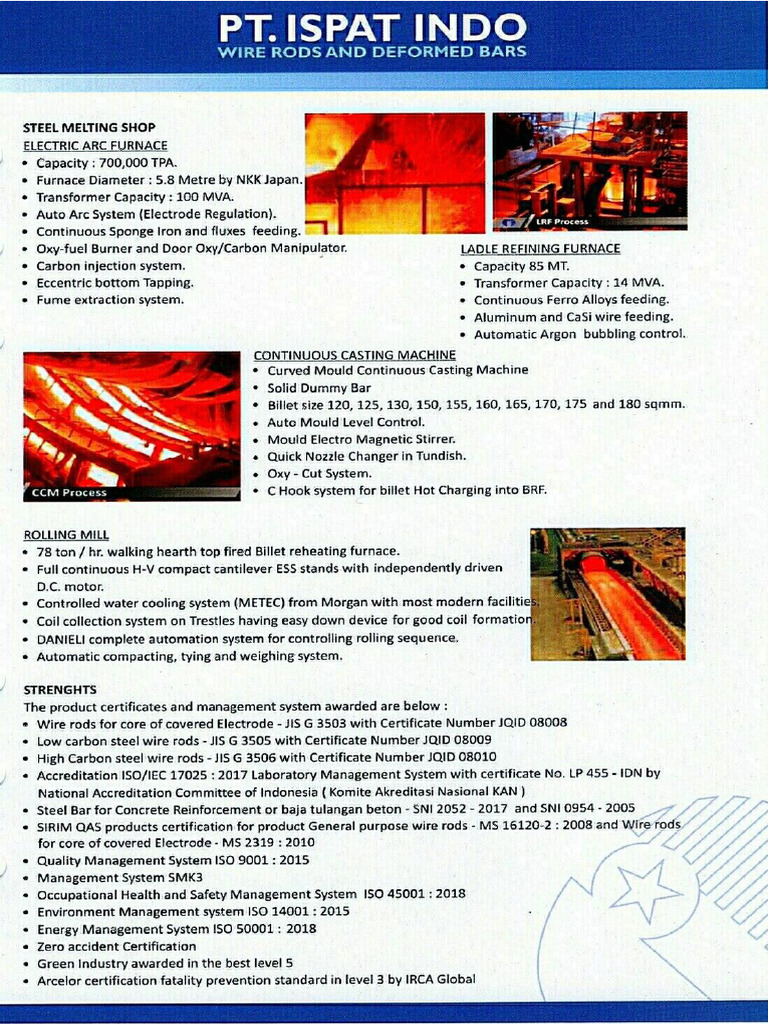 Brochures - Ispat Indo | PDF