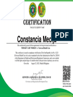 Constancia Mecija: Primary Care Worker