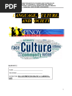 2nd Handout Language Culture