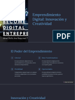 Emprendimiento Digital Innovacion y Creatividad