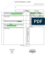 1 (Produksi) L4FRM-JB-WMA-009 Rev.00 (Checklist Internal Audit Produksi)