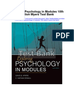 Exploring Psychology in Modules 10th Edition Myers Test Bank