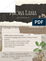 Materi Sastra Indonesia XII Bahasa - Prosa Lama