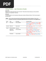 Splunk Lab - Using Fields