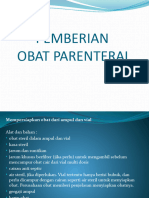 Pemberian Obat Parenteral