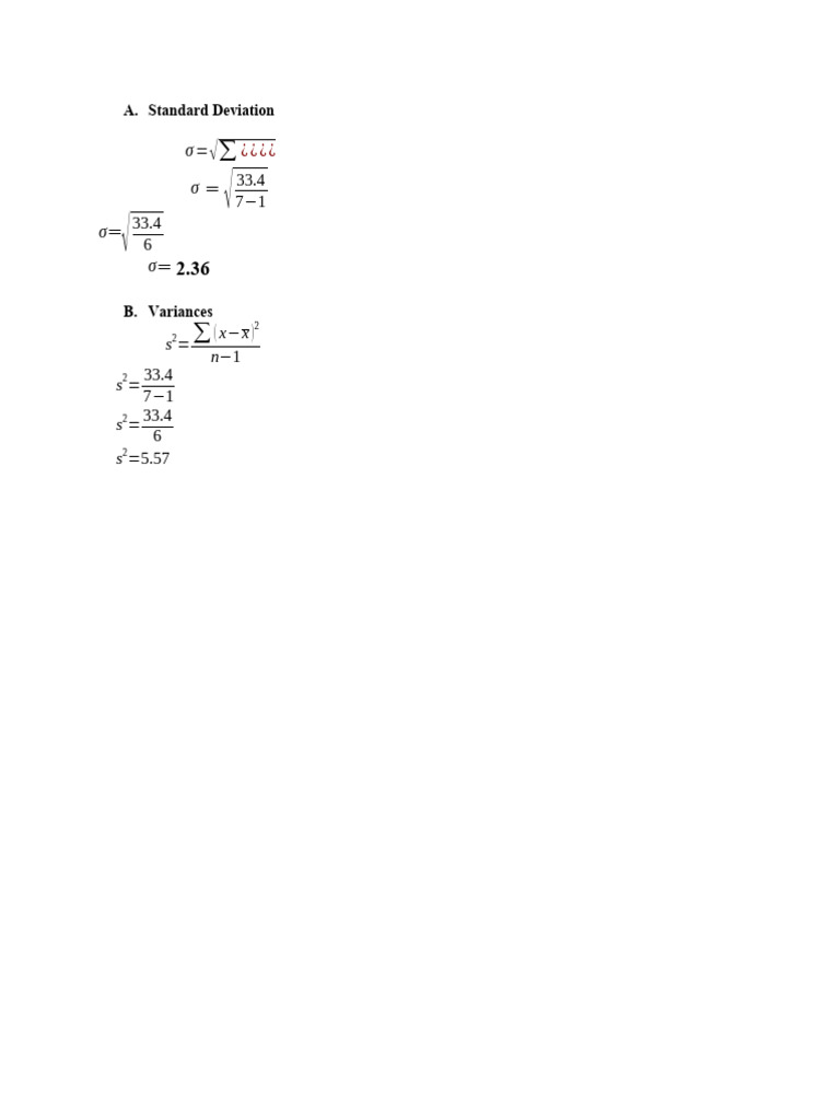 Standard Deviation PDF
