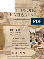 Parabula NG Tusong Katiwala