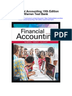 Financial Accounting 15th Edition Warren Test Bank
