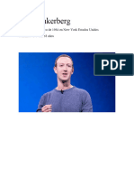 Mark Zukerberg Expocicion de Etica