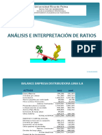 Sesion 2 Ratios Tall G Balance Empresa Distribuidora Lima Urp