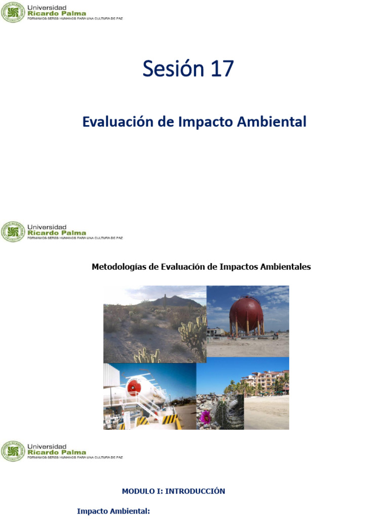 Metodologías de Evaluación de Impacto Ambiental | PDF | Entorno natural ...
