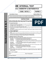 Sankalp2224 S & T - Ph-4 - Paper-1