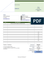 Formato Cotización - Proforma