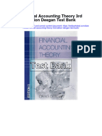 Financial Accounting Theory 3rd Edition Deegan Test Bank