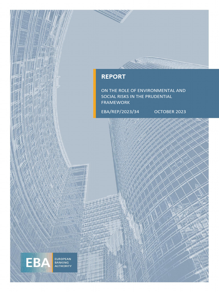 Environmental and Social Risks Report | PDF | Risk | Operational Risk