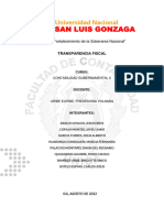 Transparecia Fiscal - Monografia - Contabilidad Gubernamental Ii