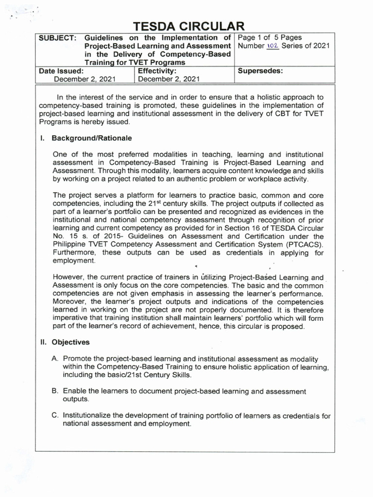 tesda-circular-no-102-2021-pdf-educational-assessment-learning