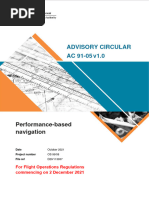 Advisory Circular 91 05 Performance Based Navigation