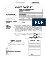 Che244 - Answer Sheet Front Page - Feb2022