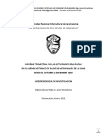 Informe Trimestral Jardín 10 - 12 - 2020