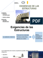 Exigencias de Las Estructuras Final