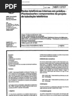 NBR 13727 - Redes Telefonicas Internas Em Predios