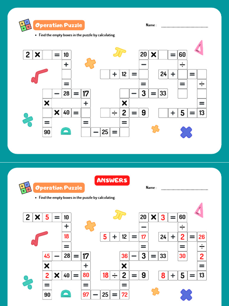Operation Puzzle Solution Guide | PDF