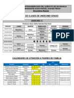 Horarios 11mo C