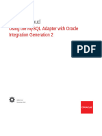 Using Mysql Adapter Oracle Integration Generation 2